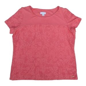 Calvin Klein Top Coral short sleeve Size XXL